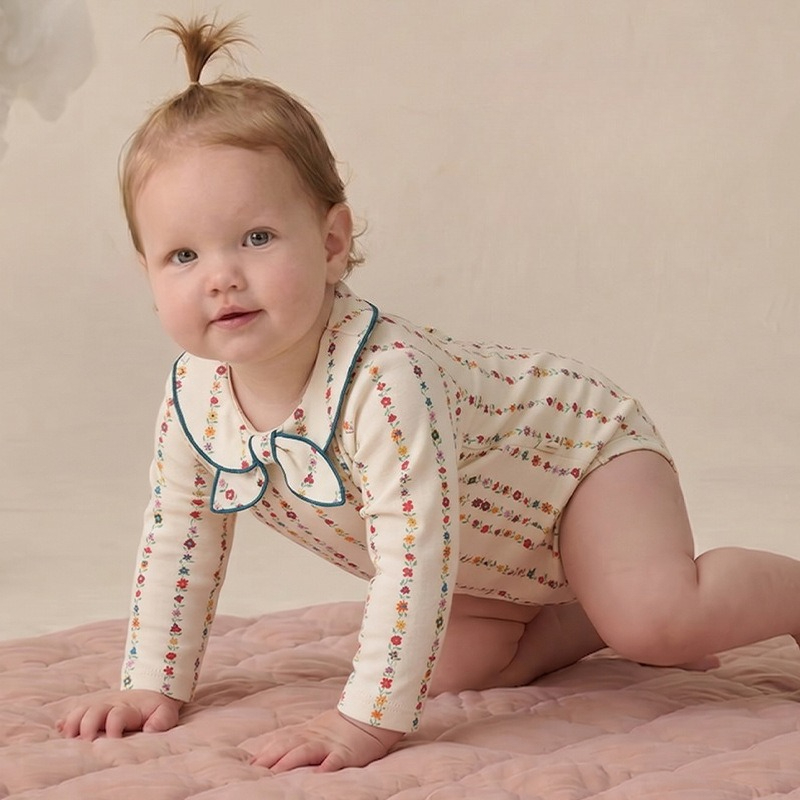 0-24ヶ月 フラワーガール ロンパース プリンセス衣装 長 - Newborn Baby Girl Romper Floral のレビューと価格