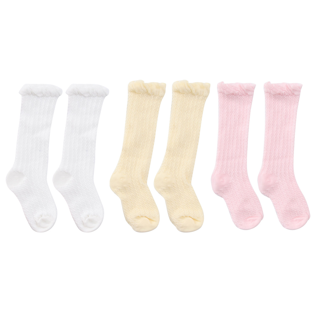 3足セット、夏用、蚊よけ、ベビー用長靴下、綿素材、通気性のあ - Unisex Baby Socks Non Slip のレビューと価格