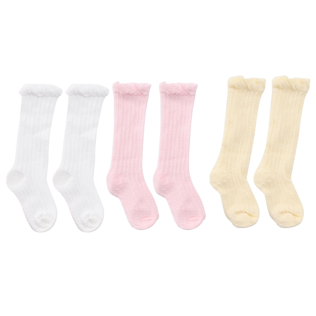 3足セット、夏用、蚊よけ、ベビー用長靴下、綿素材、通気性のあ - Unisex Baby Socks Non Slip のレビューと価格