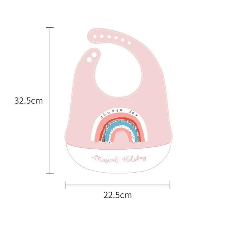 防水加工のベビービブ、かわいい動物柄のプリント、子供用、女の - Waterproof Baby Bibs Silicone のレビューと価格