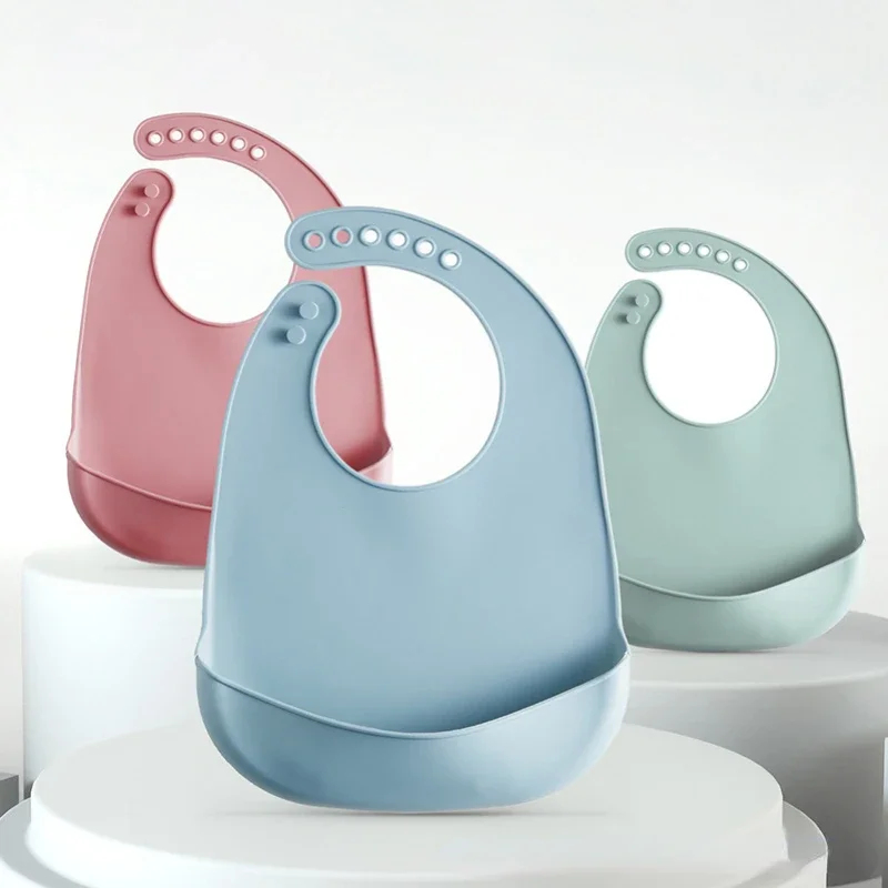 1-4 個ベビーよだれかけ調節可能な防水よだれかけ赤ちゃんソ - Waterproof Baby Bibs Silicone のレビューと価格