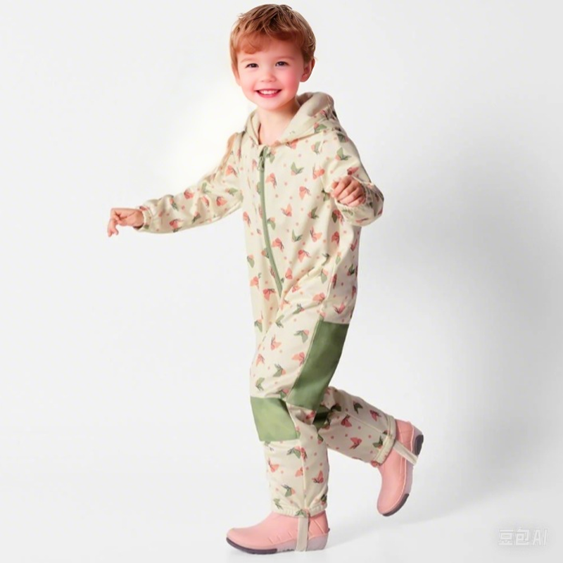 子供用アウトドアソフトシェルワンピースは防水性があり、フリー - Cotton Baby Onesies Zipper のレビューと価格