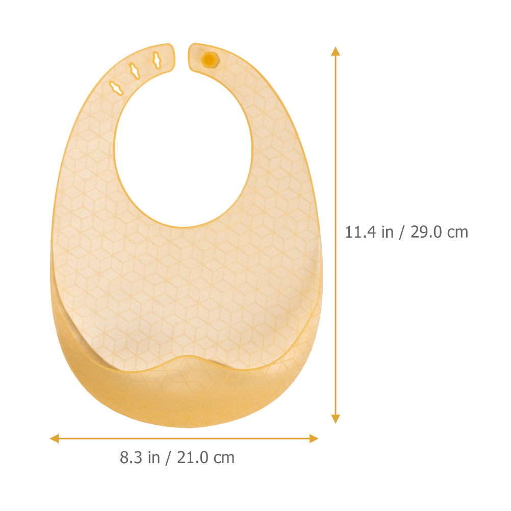 3枚セットのシリコン製ベビービブ。柔らかく、伸縮性があり、首 - Waterproof Baby Bibs Silicone のレビューと価格