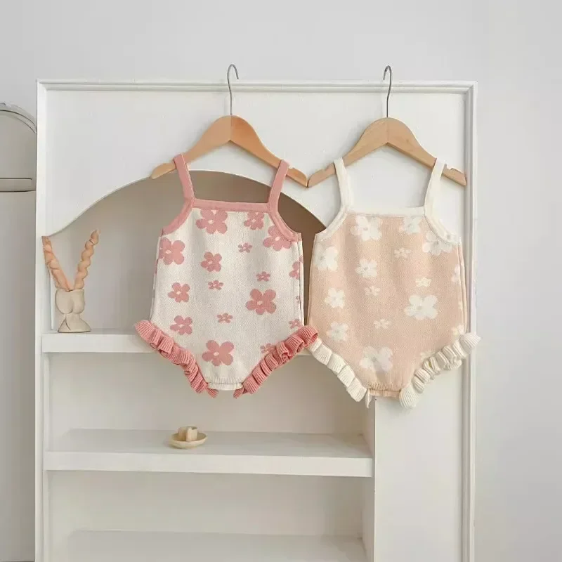 新生児用ノースリーブフローラルプリントジャンプスーツ、上質な - Newborn Baby Girl Romper Floral のレビューと価格