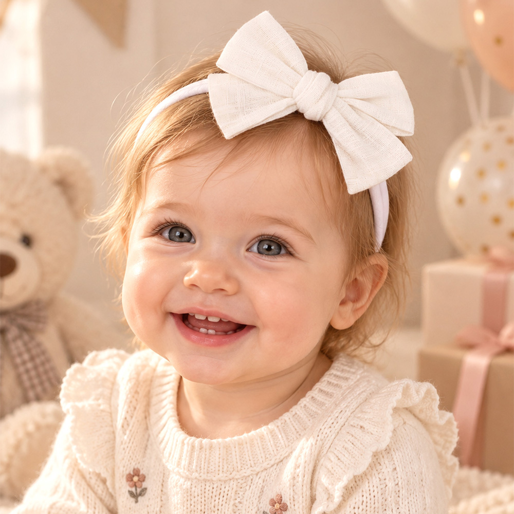 ベビー用リボンヘアバンドセット。新生児から幼児向けの女の子用 - Baby Gear のレビューと価格
